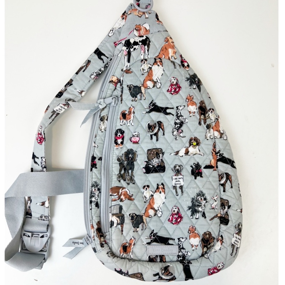 Vera Bradley Dog Print Sling Bag